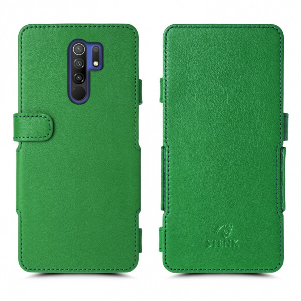 

Чехол книжка Stenk Prime для Xiaomi Redmi 9 Зелёный