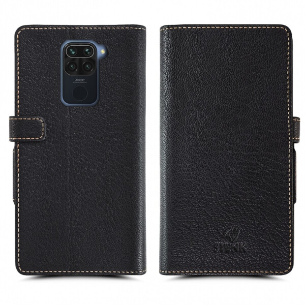 

Чехол книжка Stenk Wallet для Xiaomi Redmi Note 9 Чёрный