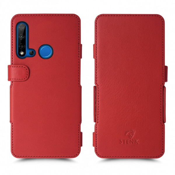 

Чехол книжка Stenk Prime для Huawei Nova 5i Красный