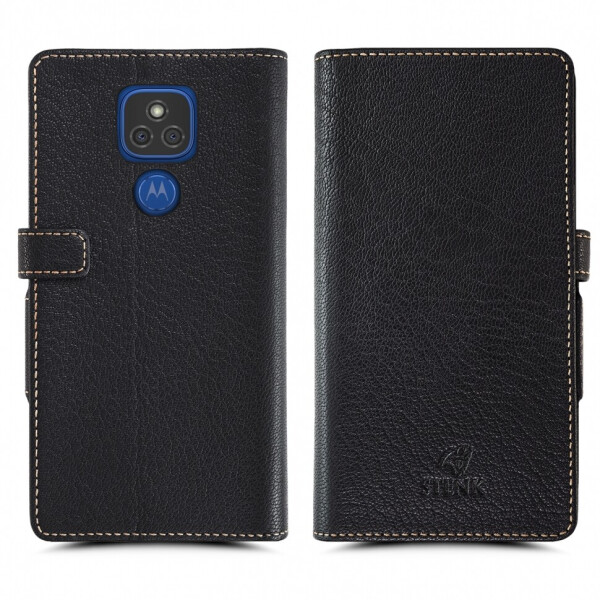 

Чехол книжка Stenk Wallet для Motorola Moto E7 Plus Чёрный