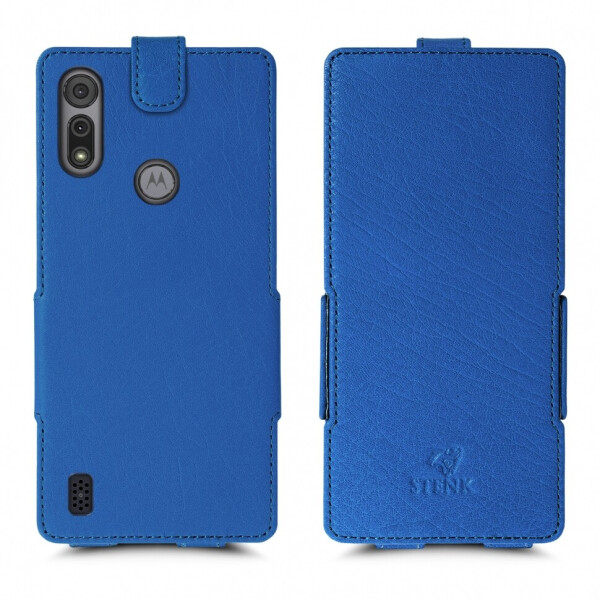 

Чехол флип Stenk Prime для Motorola Moto E6s Ярко-синий