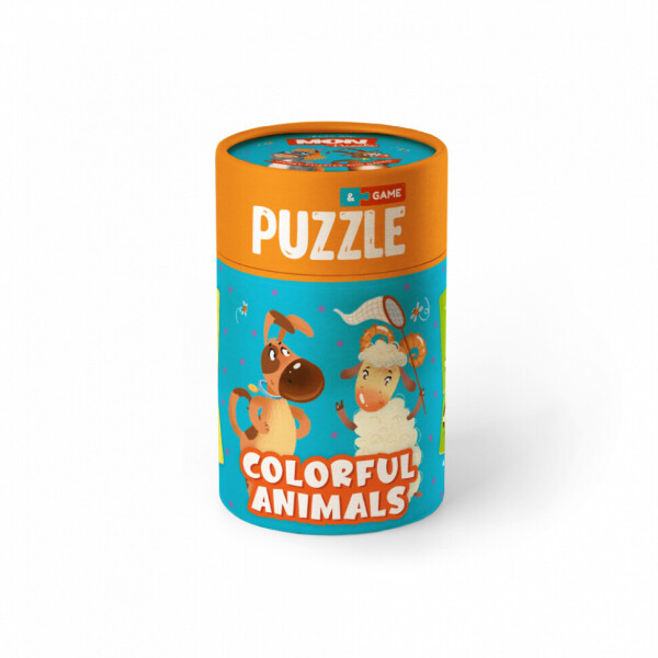 

Пазл и игра Mon Puzzle Цветные животные 200100