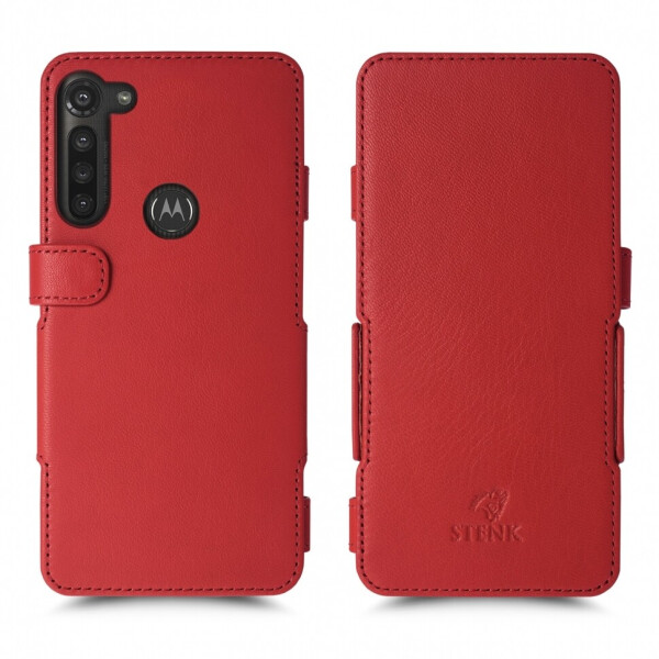 

Чехол книжка Stenk Prime для Motorola Moto G8 Красный