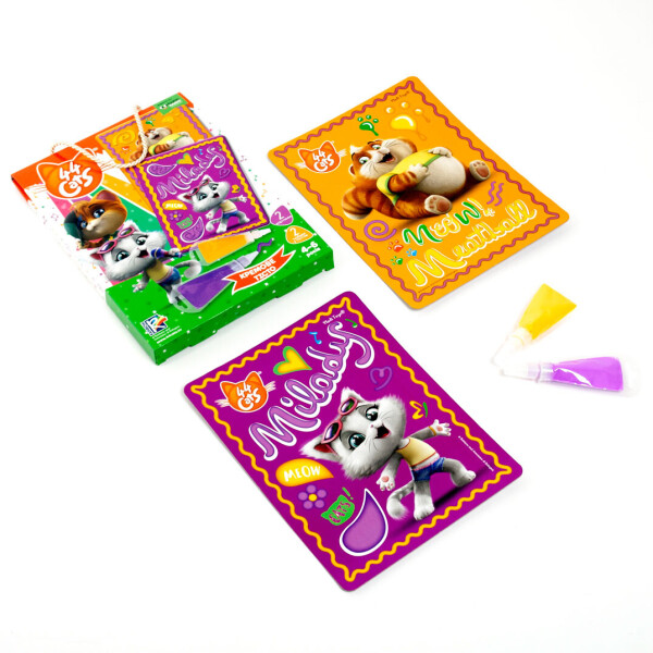 

Набор для творчества Vladi Toys Влади Тойс 44 Кота Кремовое тесто (VT4433-02)