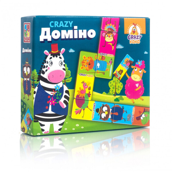 

Игра настольная Crazy Домино VT8055-10 (укр)