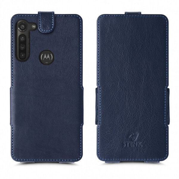 

Чехол флип Stenk Prime для Motorola Moto G8 Power Синий