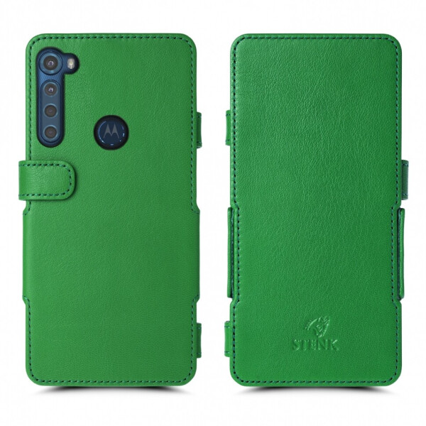 

Чехол книжка Stenk Prime для Motorola One Fusion Plus Зелёный