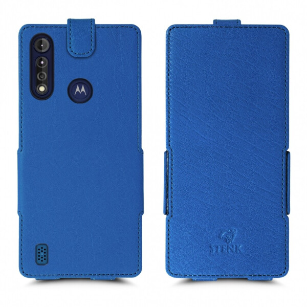 

Чехол флип Stenk Prime для Motorola Moto G8 Power Lite Ярко-синий
