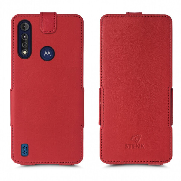 

Чехол флип Stenk Prime для Motorola Moto G8 Power Lite Красный