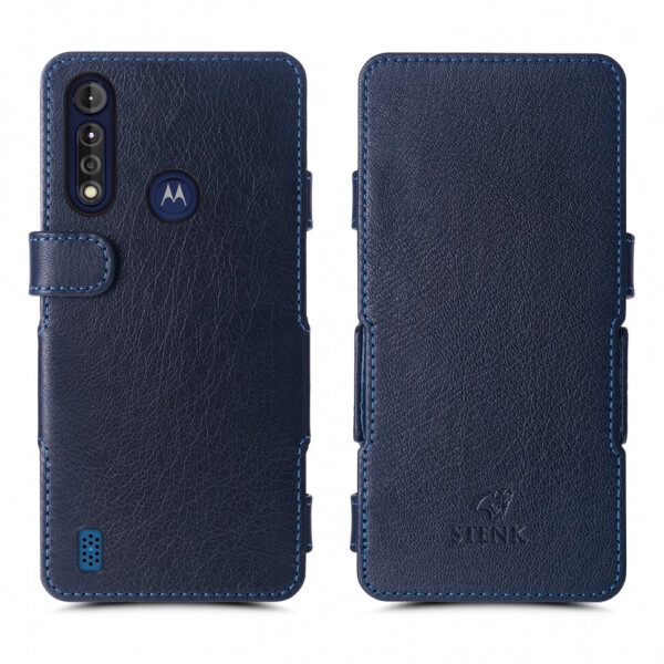 

Чехол книжка Stenk Prime для Motorola Moto G8 Power Lite Синий