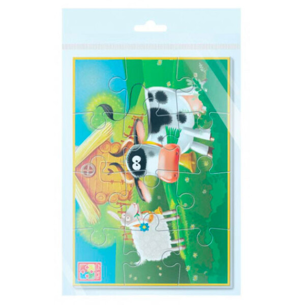 

Мягкие пазлы Vladi Toys Ферма 12 элементов (VT1103-84)
