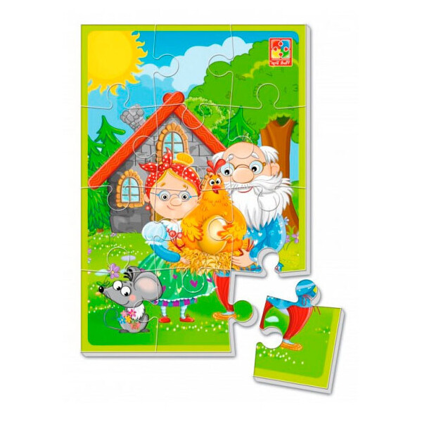 

Мягкие пазлы Vladi Toys Курочка Ряба 12 элементов (VT1103-69)