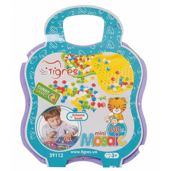 

Игрушка развивающая Мозаика мини 39112 (Фиолетовый)