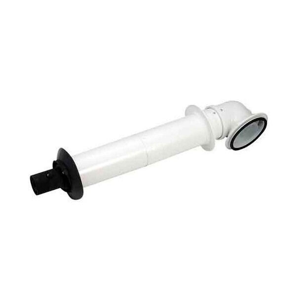 

Коаксиальный горизонтальный комплект Bosch AZB 916: отвод 90° + удлинитель L=395-615 мм, DN60/100 мм (7736995002)