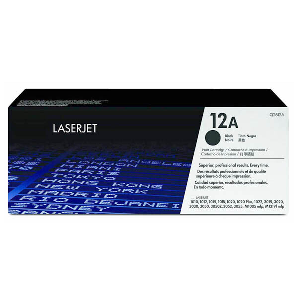 

Картридж HP Q2612A для принтера LJ 1010, 1012, 1015, 1018, 1020, 1022, 3015, 3020, 3030, 3050, 3052, 3055, M1005
