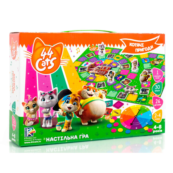 

Настольная игра Vladi Toys 44 Котенка Кошачьи приключения укр (VT8055-25)