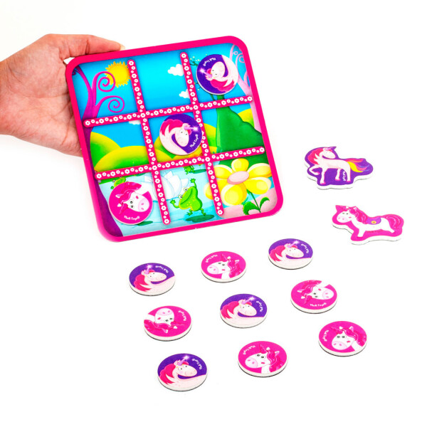 

Настольная магнитная игра Vladi Toys Влади Тойс Единороги Крестики-нолики (VT3703-08)