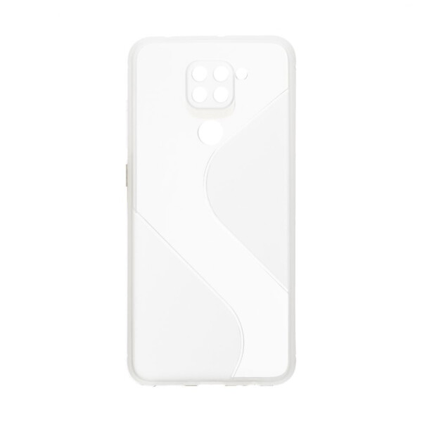 

Чехол для Xiaomi Redmi Note 9 Силикон, Прозрачный / Коричневый