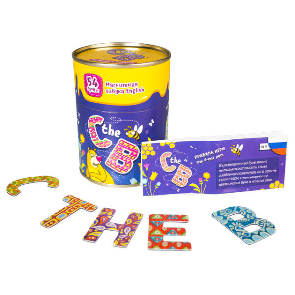 

Настольная игра Банда Умников Магнитная азбука С the B Englsih (УКР024)