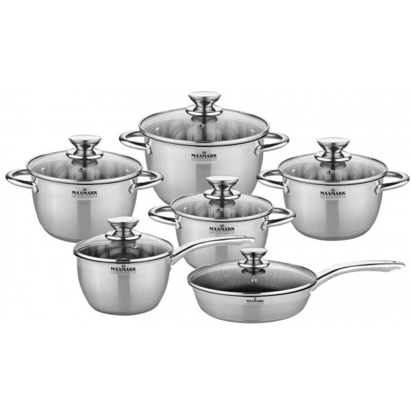 

Набор посуды Maxmark 12 предметов (MK-BL2512B)