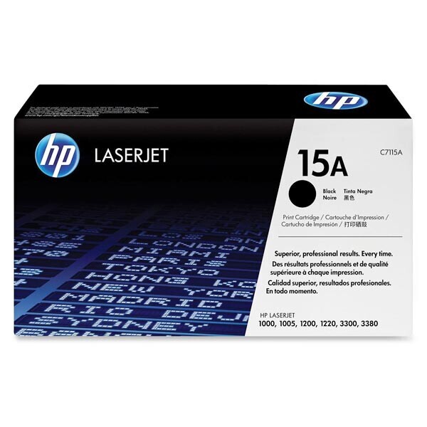 

Картридж HP C7115A для принтера LJ 1000w, 1005w, 1200, 1220, 3300