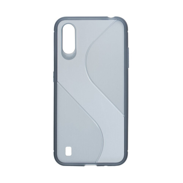 

Чехол для Samsung A01 Силикон, Белый / Черный / Серый