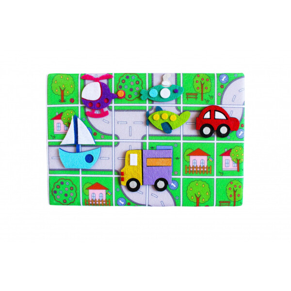 

Развивающая игра с фетра Транспорт (ПФ-004) PF-004