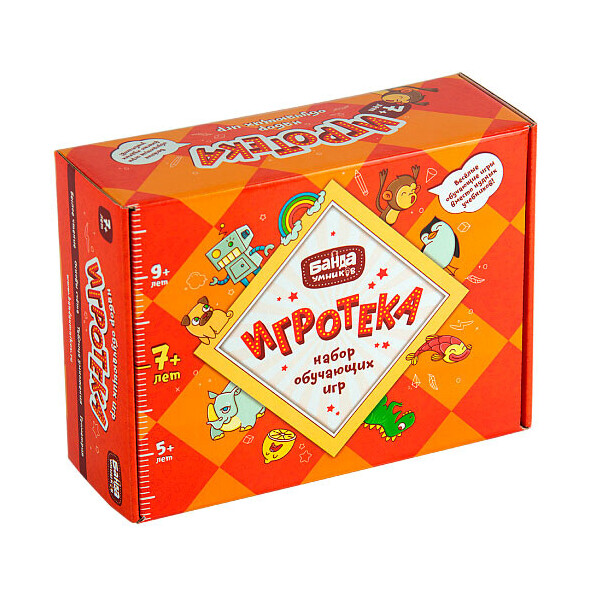

Набор настольных игр Банда Умников Игротека от 7-ми лет (УМ081(УКР022))