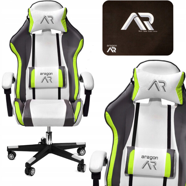 

Компьютерное кресло JUMI ARAGON TRICOLOR LIME-WHITE