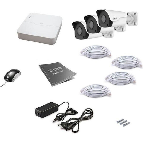 

Комплект IP видеонаблюдения Uniview 3OUT 2MEGA
