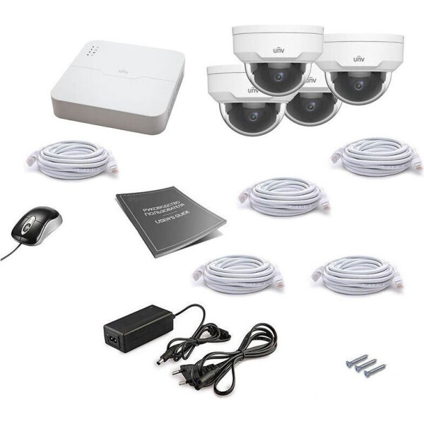 

Комплект IP видеонаблюдения Uniview 4DOME 4MEGA