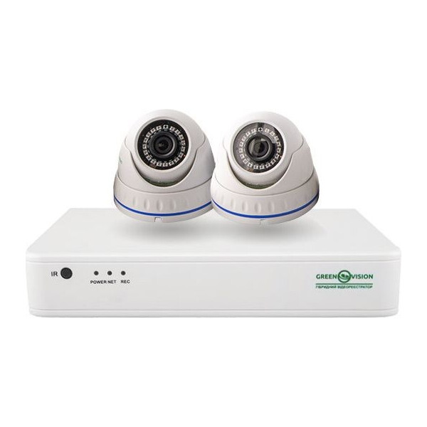 

Комплект видеонаблюдения Green Vision GV-IP-K-S33/02 1080P