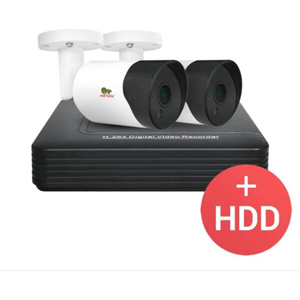 

Комплект видеонаблюдения Partizan AHD-14 2xCAM + 1xDVR + HDD