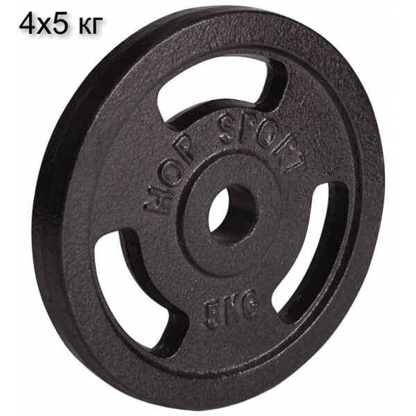 

Сет из металлических дисков Hop-Sport Strong 4x5 кг