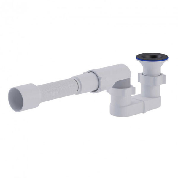 

Сифон АНИ-ПЛАСТ Ани для душевого поддона,1-1/2"*40 с гофрой, d40*50 (E016)