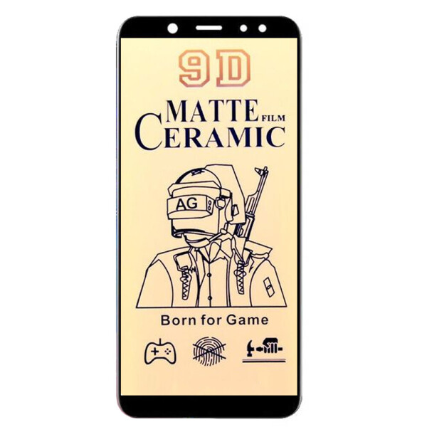 

Защитное стекло гибкое Ceramic Matte для Samsung A6 2018 Black