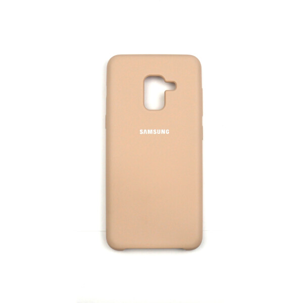

Панель Jelly Silicone Case для Samsung A8 2018 Pink Sand (19)