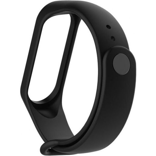 

Ремешок для фитнес-браслета Xiaomi Mi Band 3 / 4 (Черный) (613105)