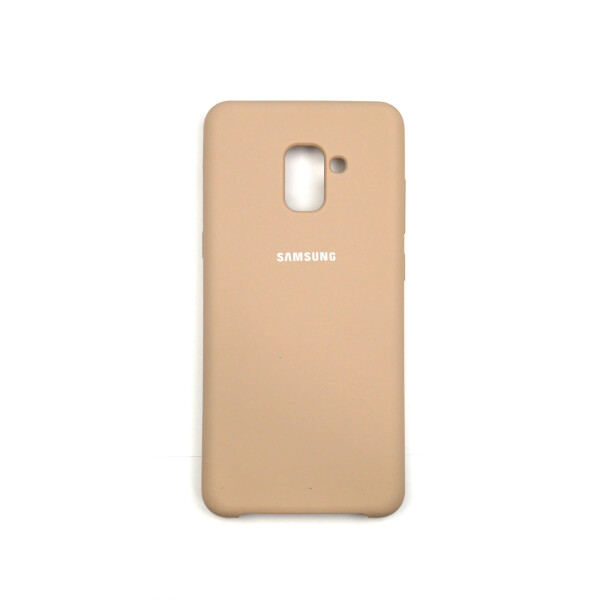 

Панель Jelly Silicone Case для Samsung A8 Plus 2018 Pink Sand (19)