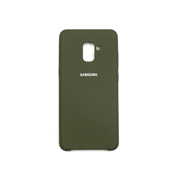 

Панель Jelly Silicone Case для Samsung A8 Plus 2018 Deep Olive (41)