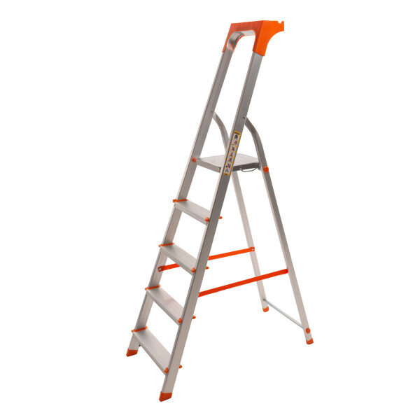 

Стремянка алюминиевая Laddermaster Alcor A1AT5. 5 ступенек