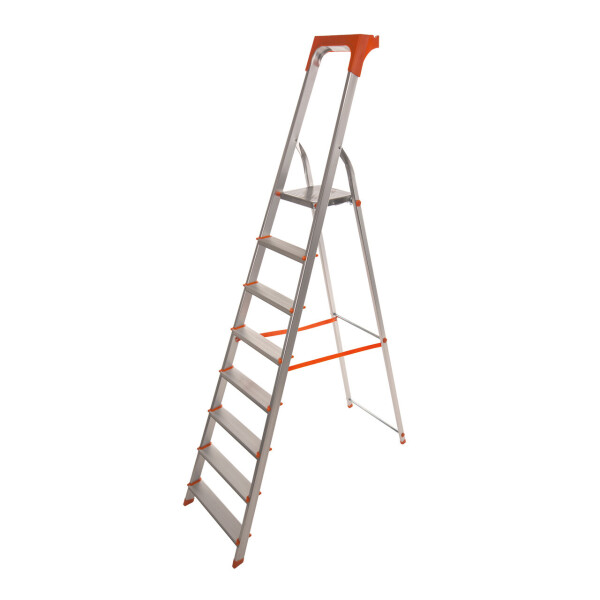 

Стремянка алюминиевая Laddermaster Alcor A1AT8. 8 ступенек