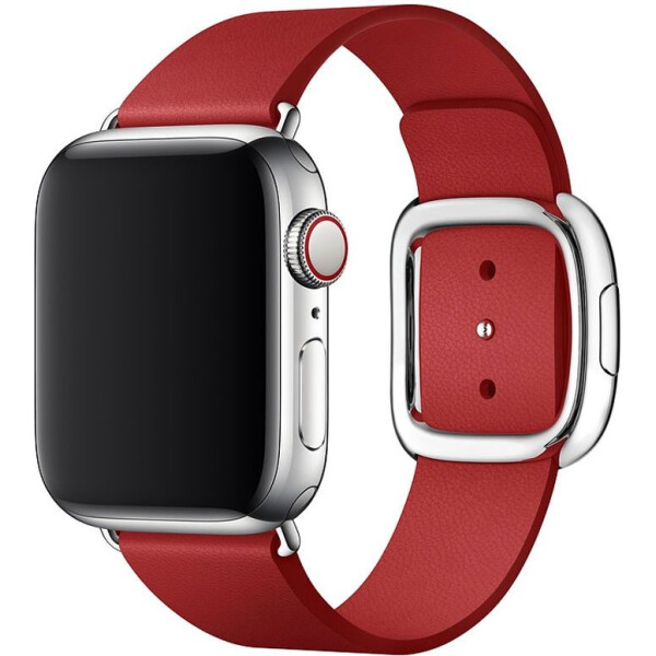 

Ремешок oneLounge Modern Buckle Red для Apple Watch 44mm/42mm Series 5/4/3/2/1 OEM