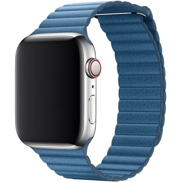 

Ремешок oneLounge Leather Loop Cape Cod Blue для Apple Watch 44mm/42mm Series 5/4/3/2/1 OEM