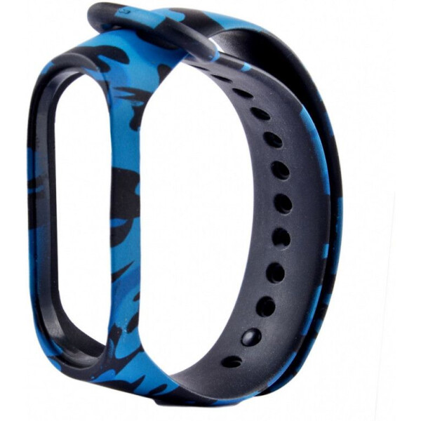 

Ремешок Khaki для фитнес-браслета Xiaomi Mi Band 3 / 4 (Синий) (708609)