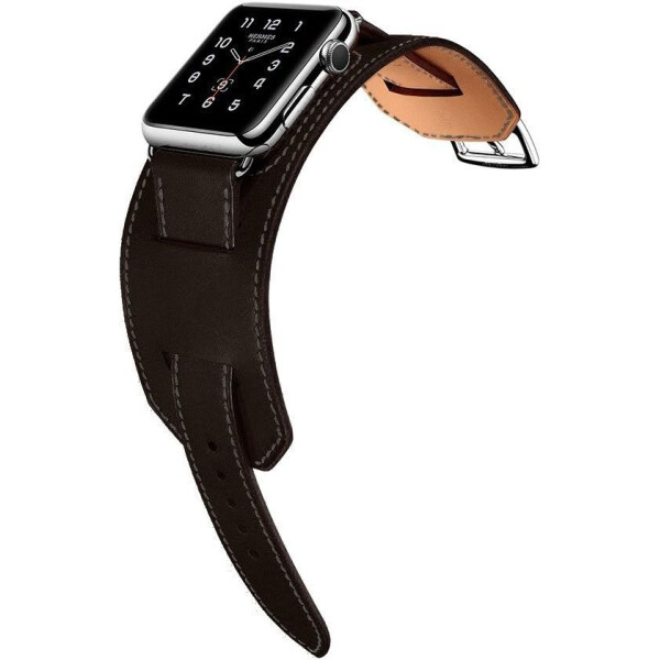 

Ремешок Coteetci W10 Hermes темно-серый для Apple Watch 42/44 мм