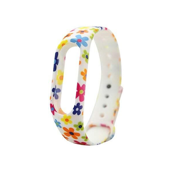 

Ремешок Armorstandart Силиконовый для Xiaomi Mi Band 4/3 White Flowers (ARM52062)