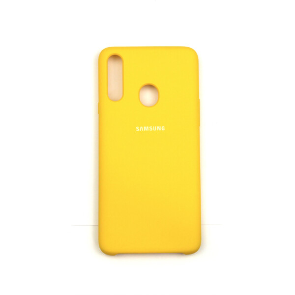 

Панель Jelly Silicone Case для Samsung A20S Yellow (4)