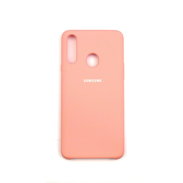 

Панель Jelly Silicone Case для Samsung A20S Peach Pink (35)