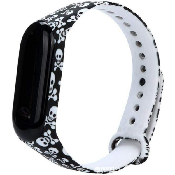 

Ремешок Armorstandart силиконовый для Xiaomi Mi Band 4/3 Skulls (ARM52065)